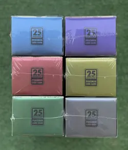 Pokemon Chinese 25th Anniversary Reinforced Boxes FULL SET OF 6 Sealed - Image 2
