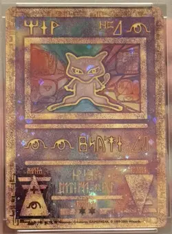 Ancient Mew w/ Swirl - 2000 Pokemon Movie Promo - Graded PSA 8 NM-MT - Holo - Image 3