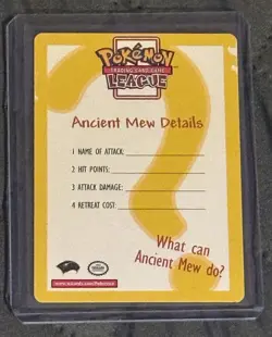 Ancient Mew w/ Swirl - 2000 Pokemon Movie Promo - Graded PSA 8 NM-MT - Holo - Image 5