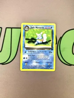 Pokemon TCG Dark Wartortle 1st Edition 46/82 Team Rocket Set WOTC - Image 1