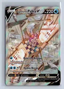 2022 Pokemon Astral Radiance Origin Forme Palkia V #167/189 - Image 1