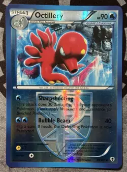 Pokemon TCG - OCTILLERY - Plasma Blast 19/101 Reverse Holo Uncommon - LP - Image 1