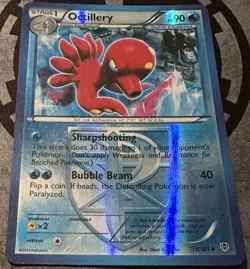 Pokemon TCG - OCTILLERY - Plasma Blast 19/101 Reverse Holo Uncommon - LP - Image 2