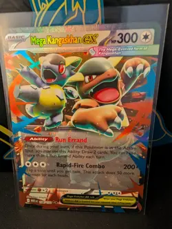 Pokemon Mega Kangaskhan EX 104/132 Mega Evolution Double Rare Holo NM - Image 1