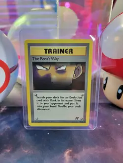 The Boss's Way 73/82 Pokemon TCG Team Rocket Unlimited Regular Uncommon MP - Image 1