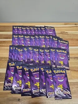 37 Pokemon TCG Trick or Trade BOOster Packs 2022 Halloween Sealed Lot - Image 1