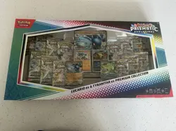 Lucario And Tyranitar Ex Pokemon TCG Prismatic EX Premium Collection Box Set - Image 1