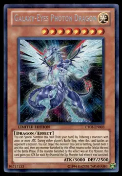 Yu-Gi-Oh! Falaxy-Eyes Photon Dragon #CT08-EN003 Light Play - Image 1