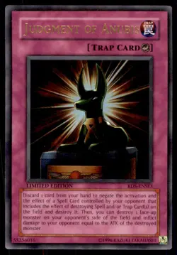 Yu-Gi-Oh! Judgement Of Anubis #RDS-ENSE3 Light Play - Image 1