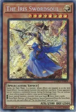 *** THE IRIS SWORDSOUL *** SECRET RARE 1ST EDITION DAMA-EN009 MINT/NM YUGIOH! - Image 1