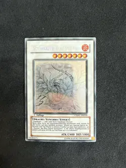Yugioh Karte Schwarzer Rosendrache Ghost Rare 1. Auflage Synchro CSOC-DE039 - Image 1