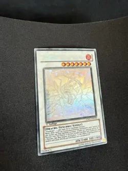 Yugioh Karte Schwarzer Rosendrache Ghost Rare 1. Auflage Synchro CSOC-DE039 - Image 4