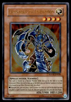 Yu-Gi-Oh! Crusader Of Endymion #SOVR-EN030 Light Play - Image 1