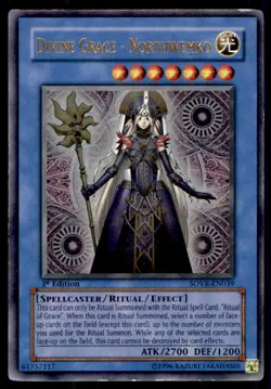 Yu-Gi-Oh! 1st Edition Diving Grace - Northwemko #SOVR-EN039 Light Play - Image 1