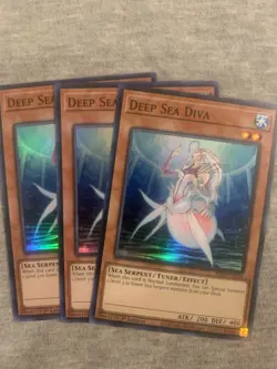 3x Deep Sea Diva 1st Edition Super Rare RA03-EN004 Yu-Gi-Oh! - Image 1