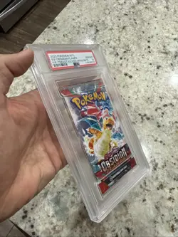 PSA 10 GEM MINT Obsidian Flames (Dragonite) SEALED Pokemon Card Booster Pack - Image 3