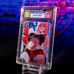 Zero Two Waifu Card Encased DC Label Gold Foil Demigoddess Collection SLAB ACG - Image 2