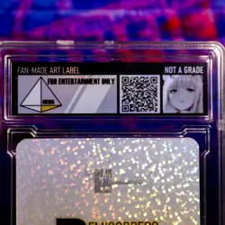 Zero Two Waifu Card Encased DC Label Gold Foil Demigoddess Collection SLAB ACG - Image 5