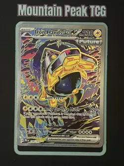 NM Iron Hands ex 154/131 SIR - Prismatic Evolutions - Pokemon Card - Image 1