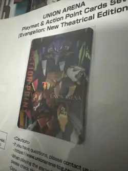 Evangelion Playmat & Action Point Card Union Arena SEALED - Image 2