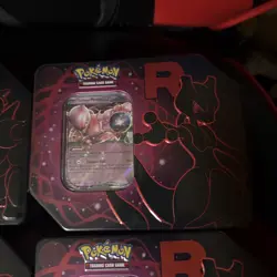 2025 Pokemon Trading Card Game Destined Rivals Team Rocket Tins LOT OF 4 SEALED - Image 3