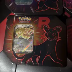 2025 Pokemon Trading Card Game Destined Rivals Team Rocket Tins LOT OF 4 SEALED - Image 4