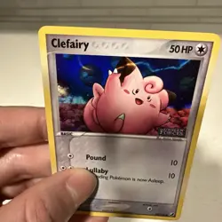 Pokemon TCG Clefairy Reverse Holo Card 53/115 Stamped EX Unseen Forces 2005 - Image 2