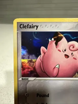 Pokemon TCG Clefairy Reverse Holo Card 53/115 Stamped EX Unseen Forces 2005 - Image 3