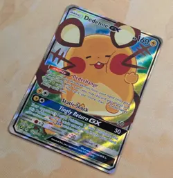 Dedenne GX 195a/214 Alternate Art Promos Holo Near Mint Condition Pokemon Card✨ - Image 3