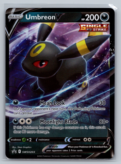 FULL ART HOLO Umbreon V SWSH203 - 2022 Pokemon Promo Card - NM - Image 1