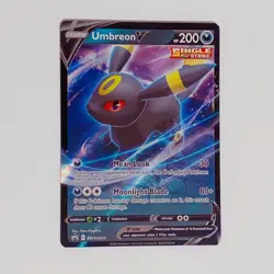 Umbreon V SWSH203 Black Star Promo Holo Pokemon Card NM - Image 1