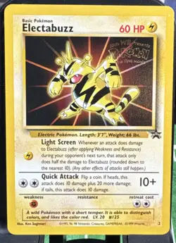 Pokemon Card Electabuzz Black Star Promo 2 WB Movie Promo Near Mint Condition - Image 1