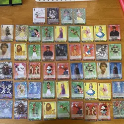 Disney 100 Weiss Schwarz 49 Card Cracked Ice Lot All Cards Are Pictured (HH) - Image 1