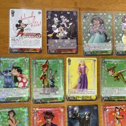 Disney 100 Weiss Schwarz 49 Card Cracked Ice Lot All Cards Are Pictured (HH) - Image 2