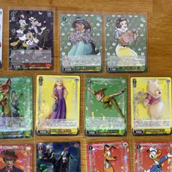 Disney 100 Weiss Schwarz 49 Card Cracked Ice Lot All Cards Are Pictured (HH) - Image 3