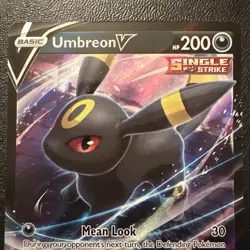 Umbreon V SWSH203 Ultra Rare 2022 Black Star Promo Pokemon Card Near Mint-Mint - Image 3