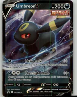 Pokemon SWSH: Sword & Shield Promo Cards Umbreon V #SWSH203 Promo - Image 1