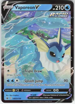 Vaporeon V - Promo SWSH: Sword & Shield Promo Cards SWSH150 LP-NM - Image 1