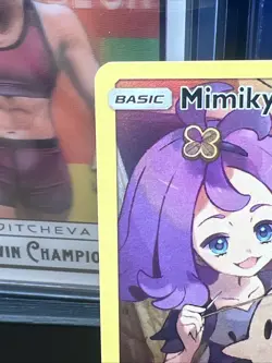 Mimikyu 245/236 Cosmic Eclipse Full Art Secret Rare Holo Pokemon Card NM - Image 2