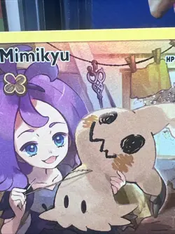 Mimikyu 245/236 Cosmic Eclipse Full Art Secret Rare Holo Pokemon Card NM - Image 3