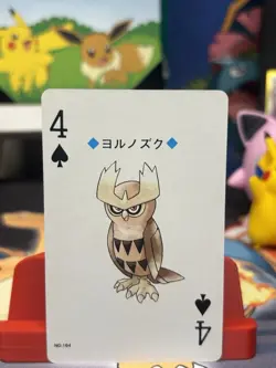 Pokemon Noctowl No.164 Playing Cards Silver Lugia 1999 Japanese - NM - Image 1