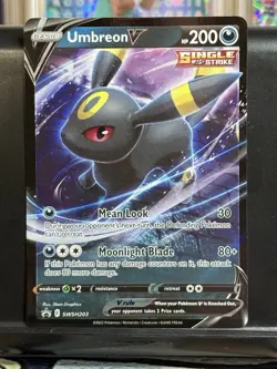 Pokemon TCG Umbreon V SWSH203 Sword & Shield Promo Holo Card - Image 1