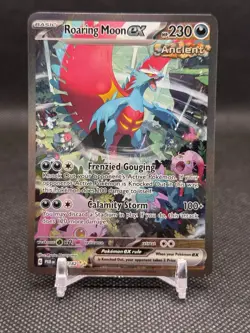 Roaring Moon EX 251/182 Special Illustration Rare Card Pokemon TCG Paradox Rift - Image 1