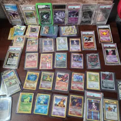 Vintage Pokemon Card Collection Tcg Charizard Mewtwo Base Set First Edition 151 - Image 1