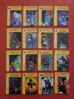 FLEER X-MEN OVERPOWER CCG GAMES CARDS LOT OF 132 DIFFERENT CARDS - NM - Image 5