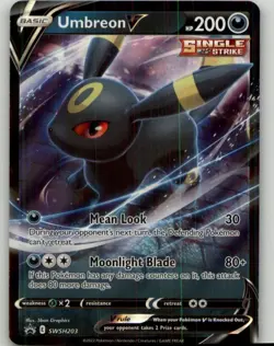 Pokemon SWSH: Sword & Shield Promo Cards Umbreon V #SWSH203 Promo - Image 1