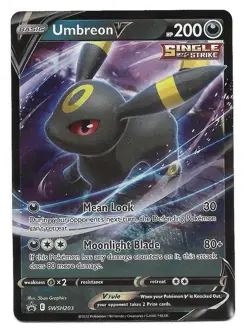Umbreon V SWSH203 SWSH: Sword & Shield Black Star Promo Cards Holo Pokemon - NM - Image 1