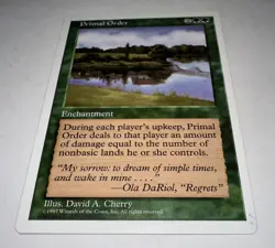 MTG X1 * Primal Order X1 NM NP MTG Core Set 5th Edition Regular SellbyCyn - Image 1