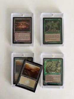 MTG FOIL Barbarian Ring, Reverent Silence, Brawn, Plains (x2) - Image 1