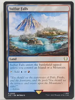 Sulfur Falls Commander: The Lord of the Rings: Tales of Middle-earth Non-Foil - Image 1